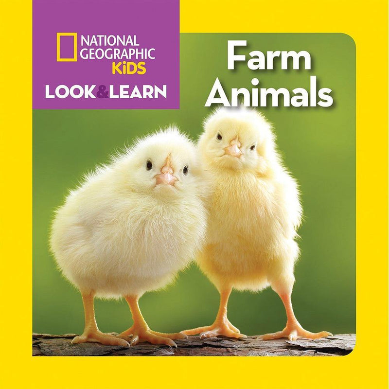 NGK Look and Learn: Farm Animals (Board Book) National Geographic