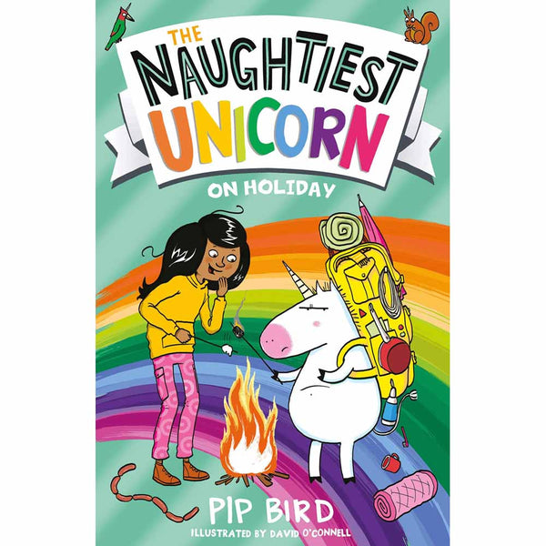 Naughtiest Unicorn #08, The - on Holiday (Paperback) (UK)(aka Dave the Unicorn)(Pip Bird) Harpercollins (UK)