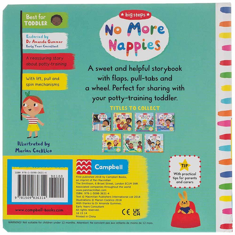 Big Steps - No More Nappies (Board Book) Campbell