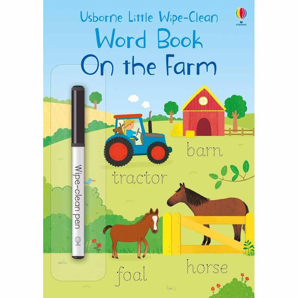 Little Wipe-clean Word Book On the Farm Usborne