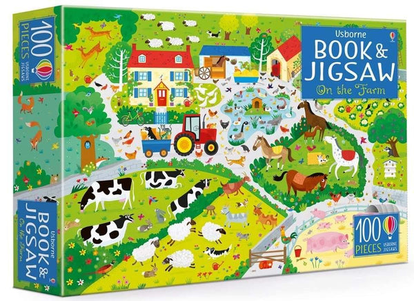 On the farm (Usborne Book and Jigsaw) (100 pcs) Usborne
