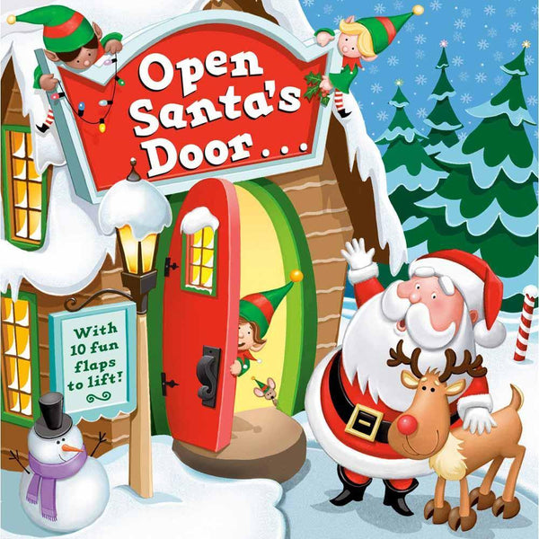Open Santa's Door (Boardbook) PRHUS