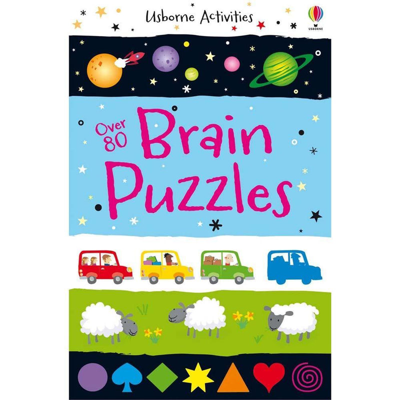 Over 80 brain puzzles Usborne
