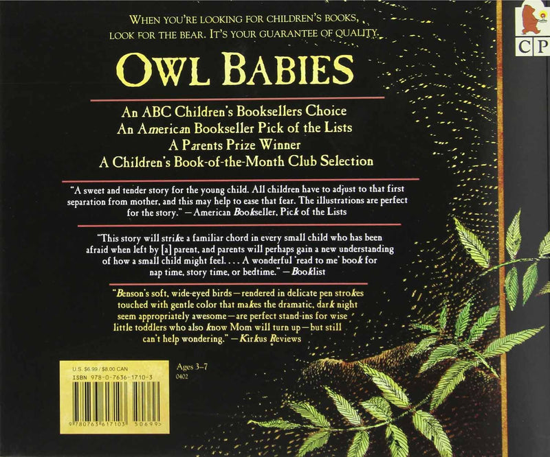 Owl Babies (Paperback) Candlewick Press