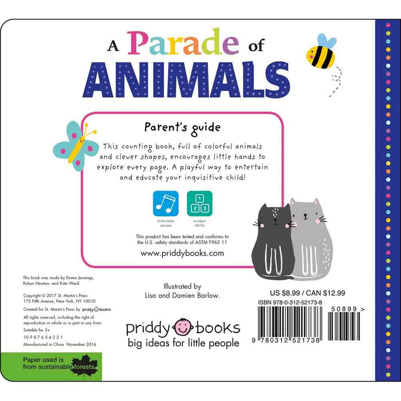 Parade of Animals, A (Board Book) - 買書書 BuyBookBook