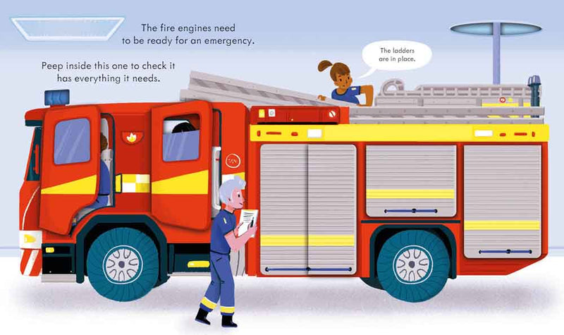 Peep Inside how a Fire Engine works - 買書書 BuyBookBook