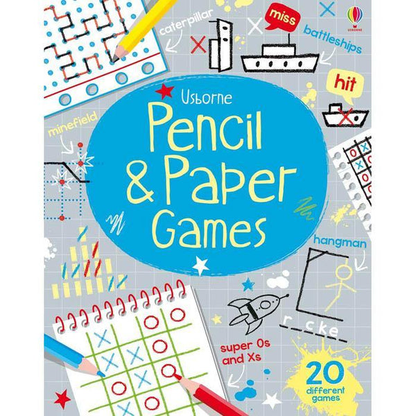Pencil and paper games Usborne