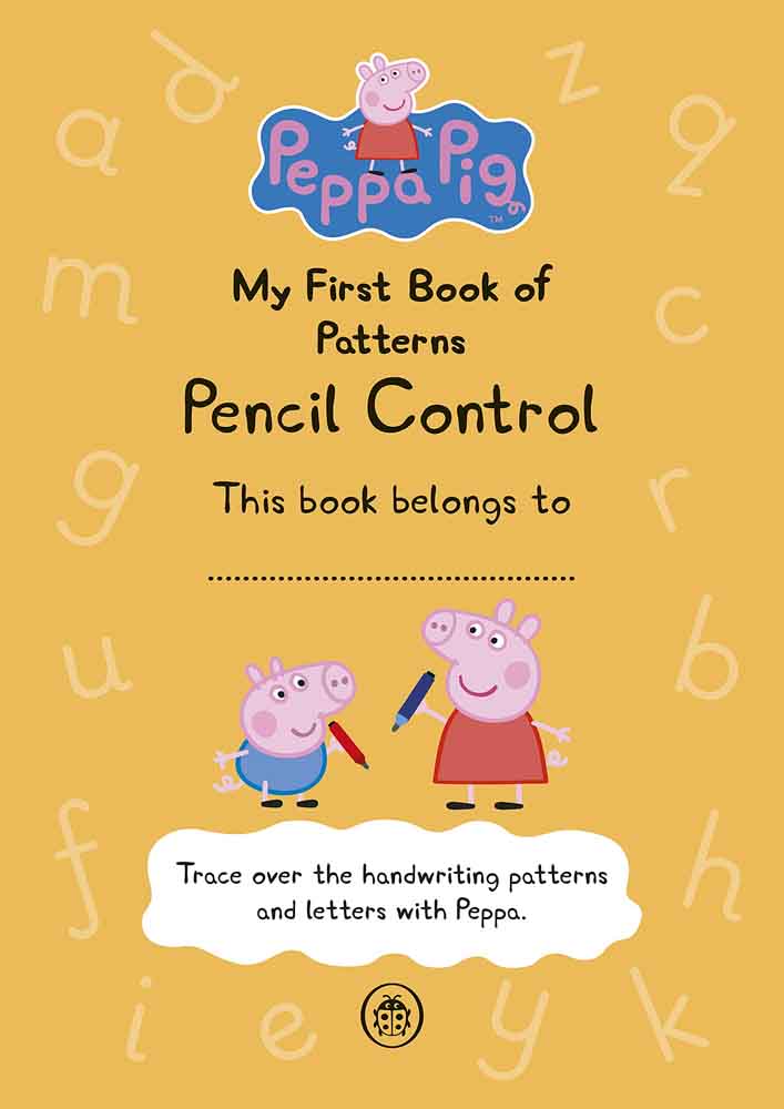 Peppa Pig My First Book of patterns Pencil control - 買書書 BuyBookBook