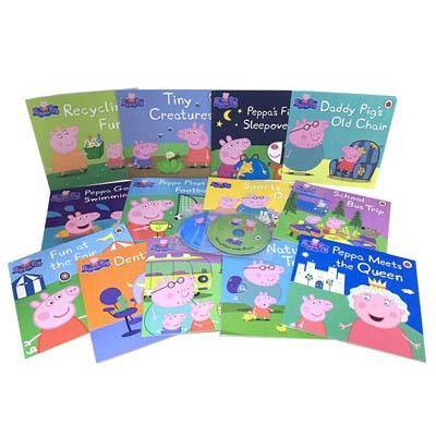 Peppa Pig Paperback and CD Collection (13 Books & 2-CD collection) Penguin UK