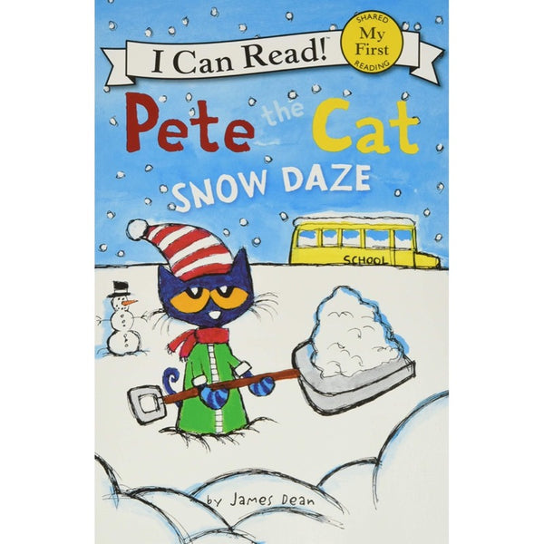 ICR: Pete the Cat: Snow Daze: A Winter and Holiday Book for Kids (I Can Read! L0 My first)-Fiction: 橋樑章節 Early Readers-買書書 BuyBookBook