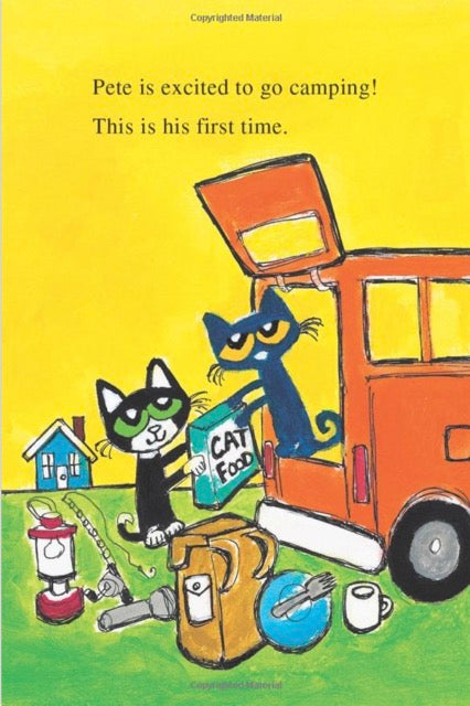 ICR: Pete the Cat Goes Camping (I Can Read! L1)-Fiction: 橋樑章節 Early Readers-買書書 BuyBookBook