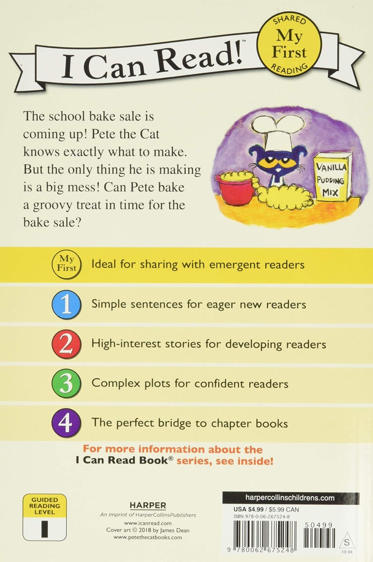 ICR: Pete the Cat's Groovy Bake Sale (I Can Read! L0 My first)-Fiction: 橋樑章節 Early Readers-買書書 BuyBookBook