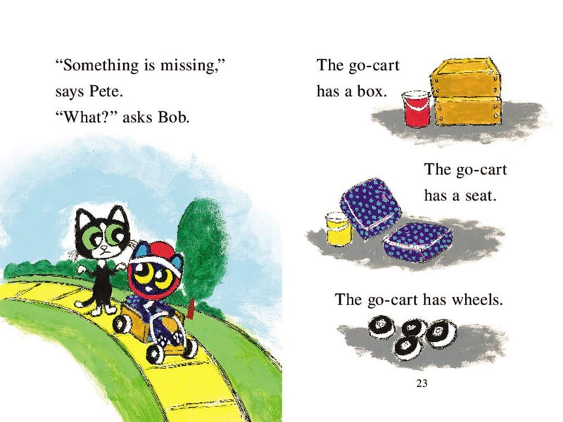 ICR: Pete the Kitty: Ready, Set, Go-Cart! (I Can Read! L0 My first)-Fiction: 橋樑章節 Early Readers-買書書 BuyBookBook