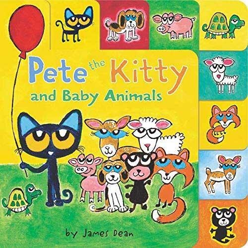 Pete the Kitty and Baby Animals (Board Book) Harpercollins US