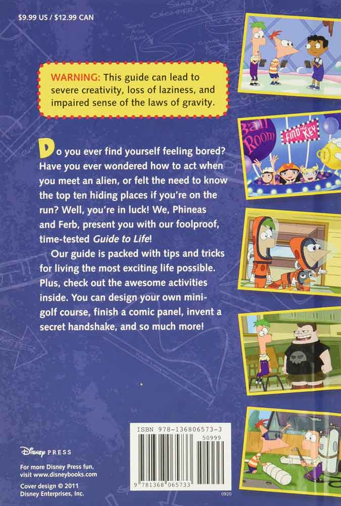 Phineas and Ferb's Guide to Life (Disney) - 買書書 BuyBookBook