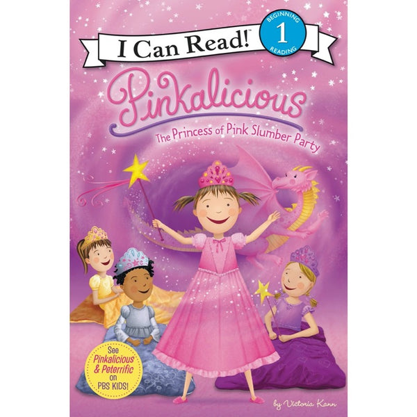 ICR: Pinkalicious: The Princess of Pink Slumber Party (I Can Read! L1)-Fiction: 橋樑章節 Early Readers-買書書 BuyBookBook