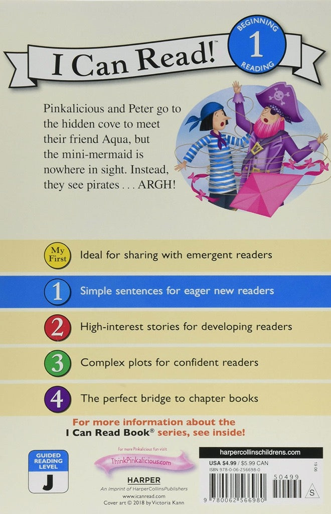 ICR: Pinkalicious and the Pirates (I Can Read! L1)-Fiction: 橋樑章節 Early Readers-買書書 BuyBookBook