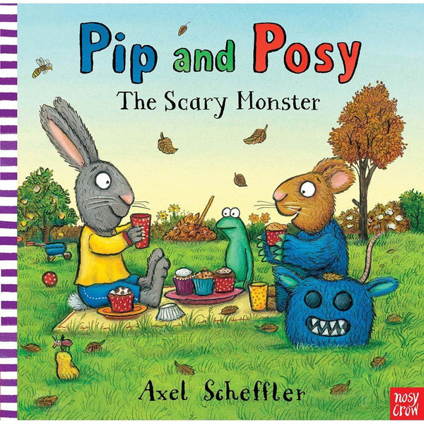 Pip and Posy The Scary Monster ( Book with Audio QR Code )(Axel Scheffler) Nosy Crow