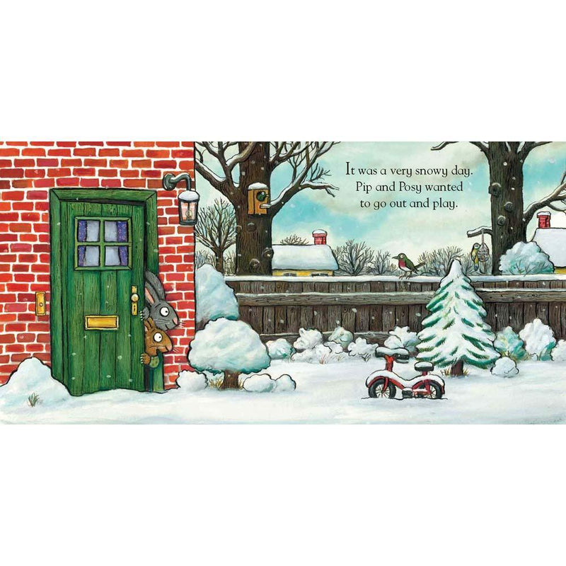 Pip and Posy The Snowy Day (Book with Audio QR Code )(Axel Scheffler) Nosy Crow