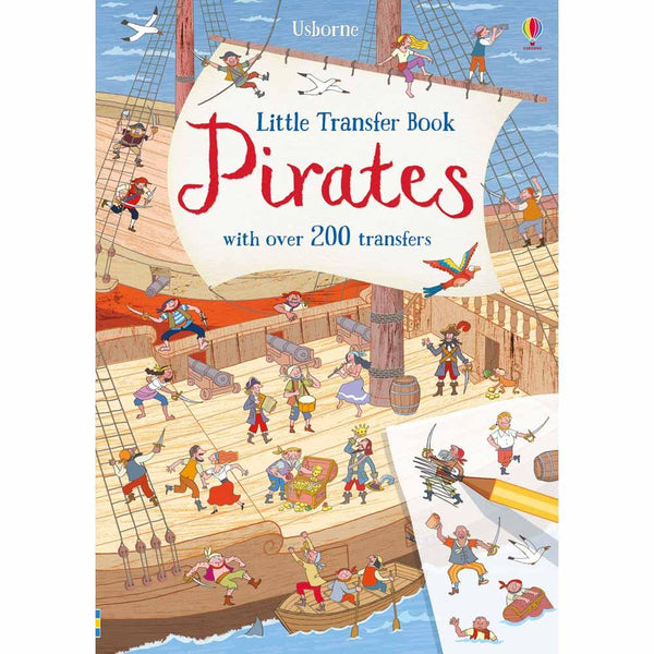 Pirates Little Transfer Book Usborne