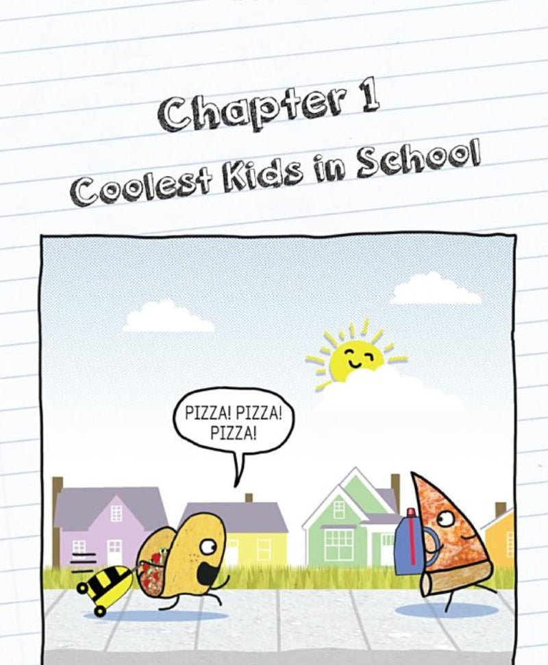 Pizza and Taco: Too Cool for School (Stephen Shaskan)-Fiction: 幽默搞笑 Humorous-買書書 BuyBookBook