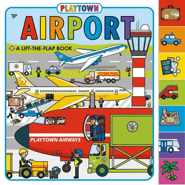 Playtown Airport: A Lift-the-Flap book (Hardback) Priddy