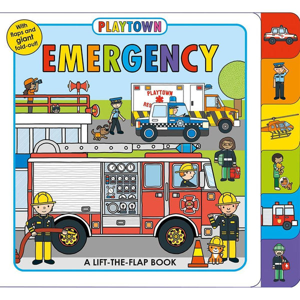 Playtown: Emergency: A Lift-the-Flap book (Hardback) Priddy