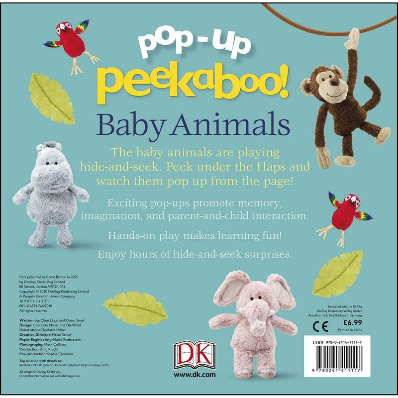 Pop-Up Peekaboo! Baby Animals (Board book) DK UK
