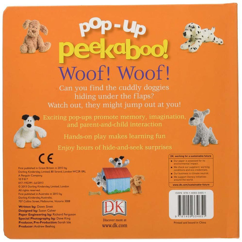 Pop-Up Peekaboo! Puppies (Board book) – Pop up, DK UK