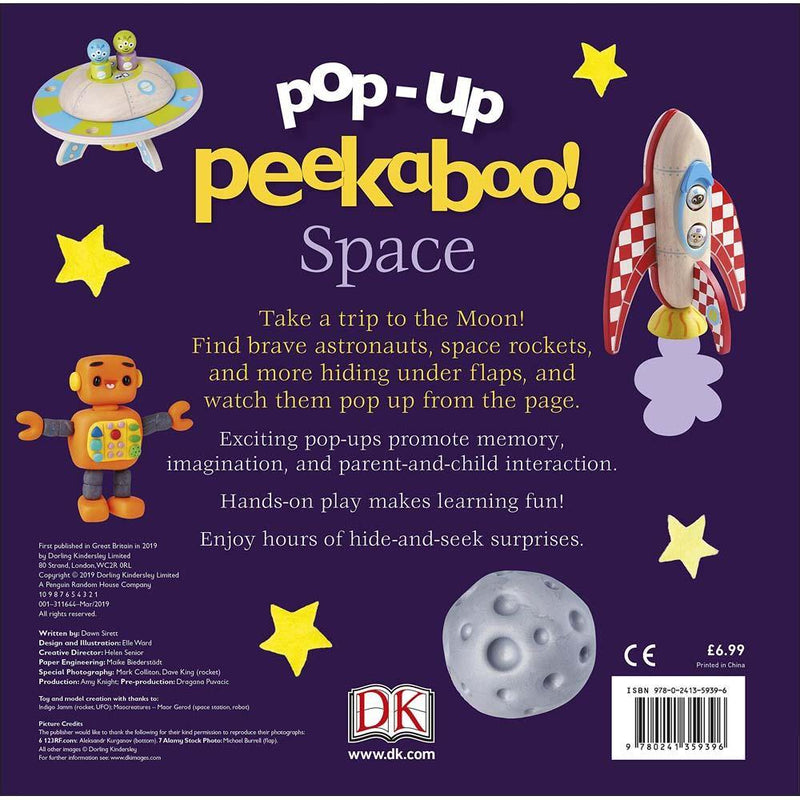 Pop-Up Peekaboo! Space (Board book) DK UK