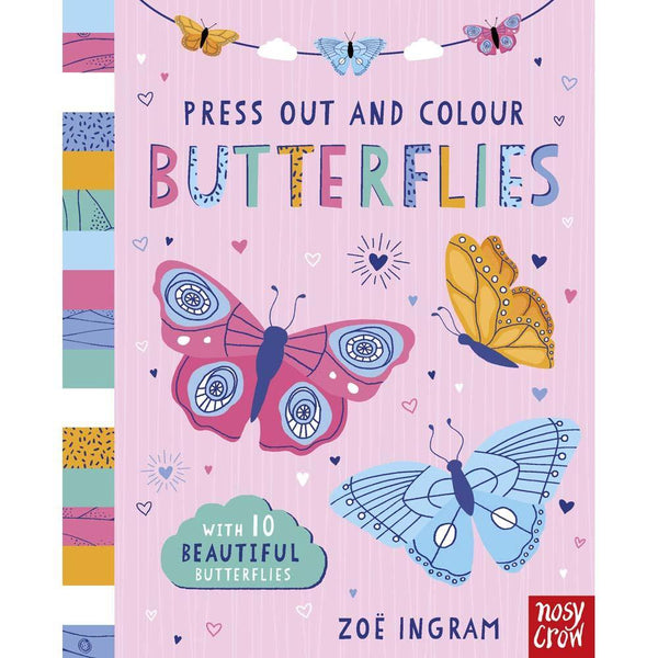 Press Out and Colour: Butterflies (Board book) (Nosy Crow) Nosy Crow