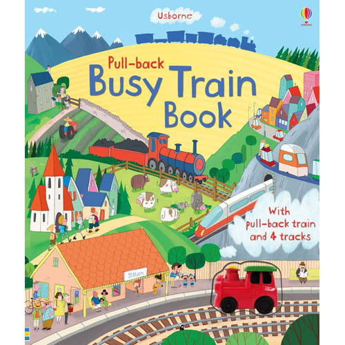 Pull-Back Busy Train Book Usborne