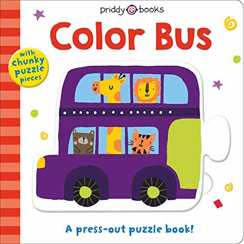 Puzzle and Play - Color Bus (Board Book) Priddy
