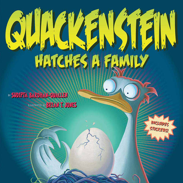 Quackenstein Hatches a Family (Paperback with Stickers) - 買書書 BuyBookBook