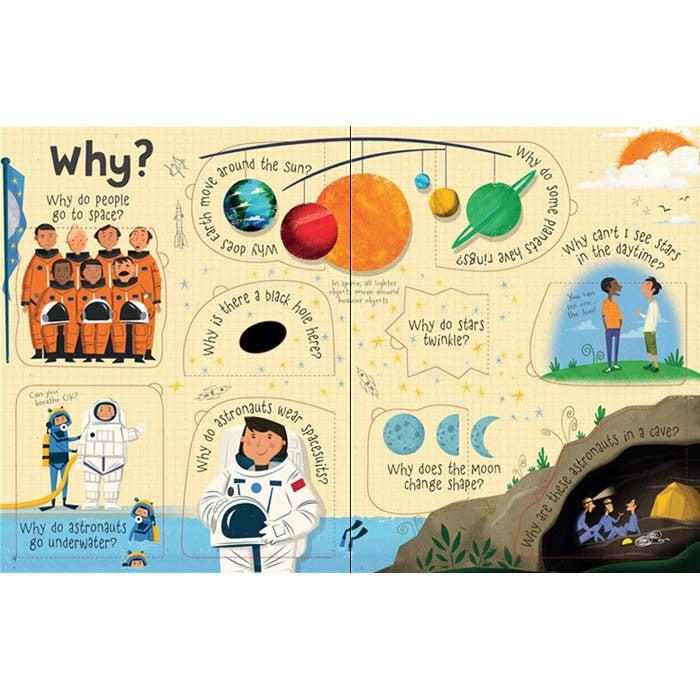 Lift-the-flap Questions and Answers About Space Usborne