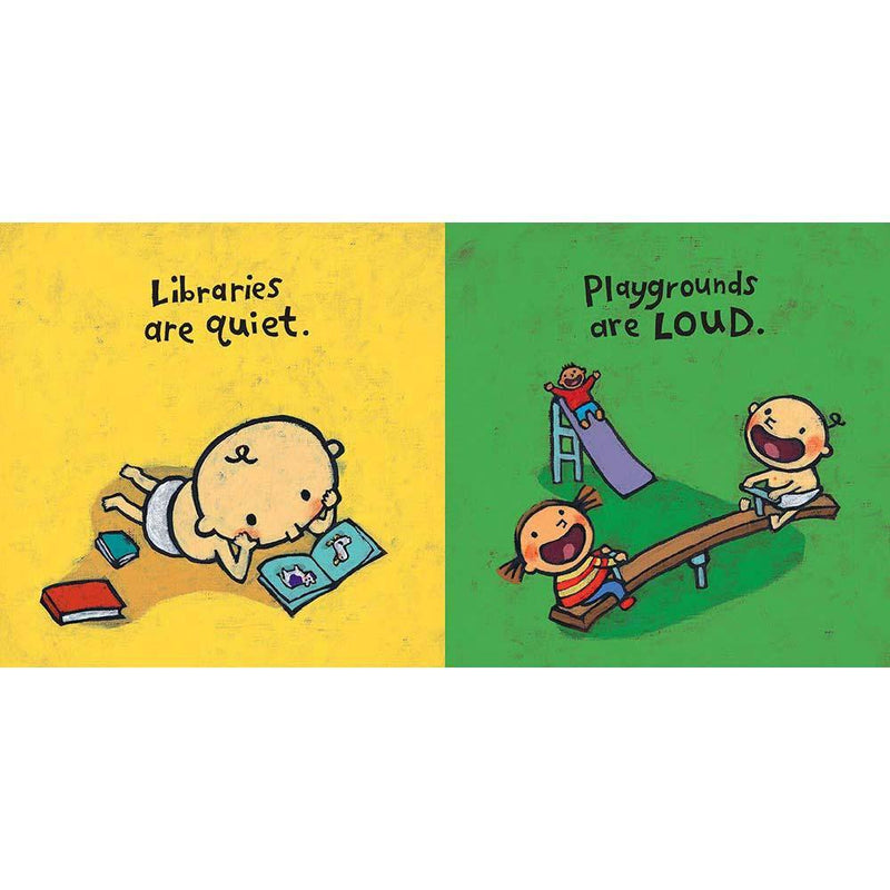 Quiet Loud (Board Book) (Leslie Patricelli) Candlewick Press