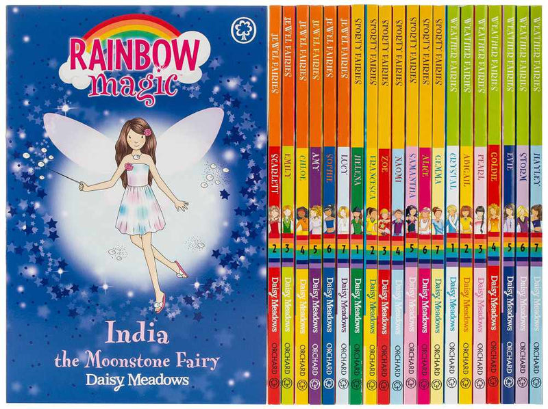 Rainbow Magic The Magical Adventure Collection 21 Books Set (Daisy Meadows)-Fiction: 奇幻魔法 Fantasy & Magical-買書書 BuyBookBook