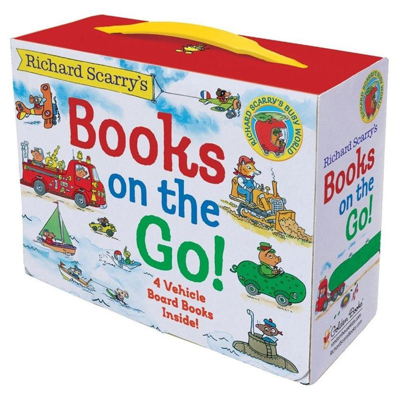 Richard Scarry's Books on the Go (4 Board Books) PRHUS