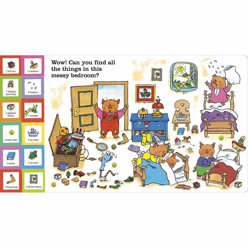 Richard Scarry's Super Silly Seek and Find! (Board Book) PRHUS