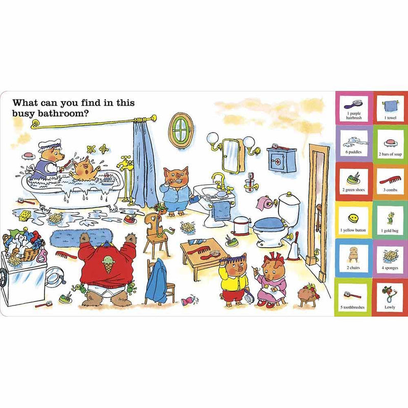 Richard Scarry's Super Silly Seek and Find! (Board Book) PRHUS