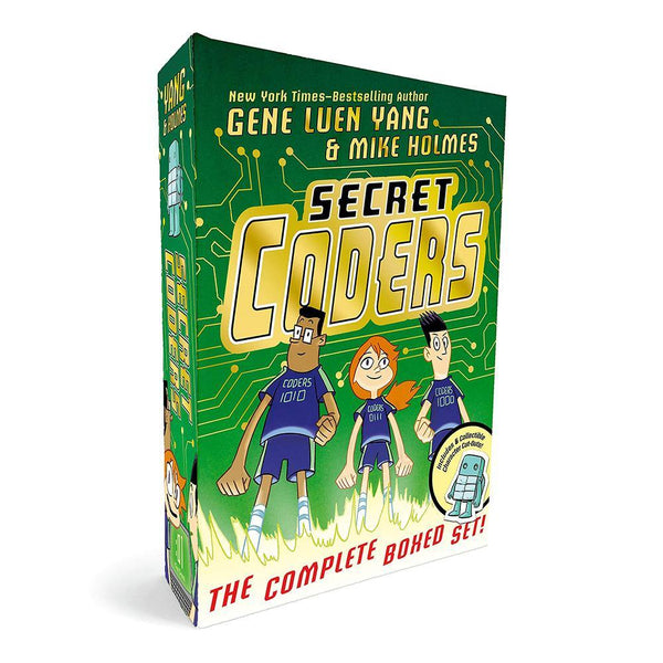 Secret Coders (正版) The Complete Boxed Set Collection (6 Books) First Second