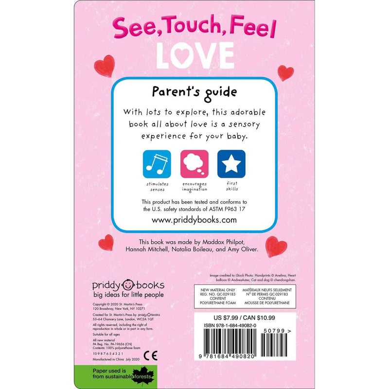 See, Touch, Feel - Love (Board book) Priddy