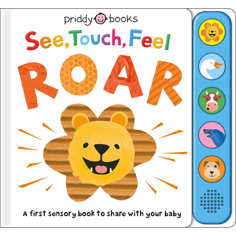 See, Touch, Feel - Roar, A First Sensory Book (Board book) Priddy