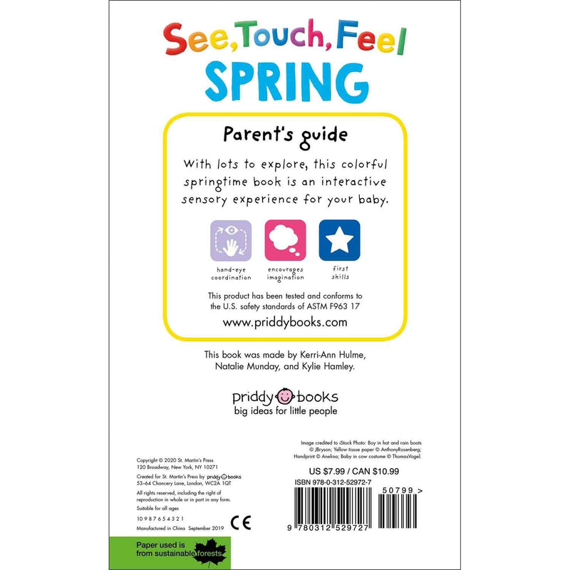 See, Touch, Feel - Spring (Board book) Priddy