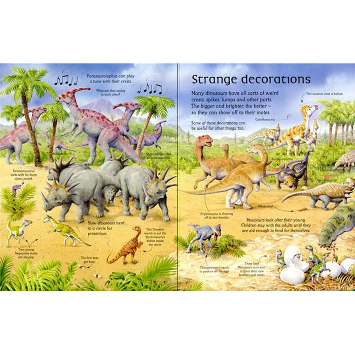 See inside the world of dinosaurs Usborne