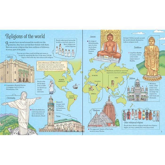 See inside World Religions Usborne