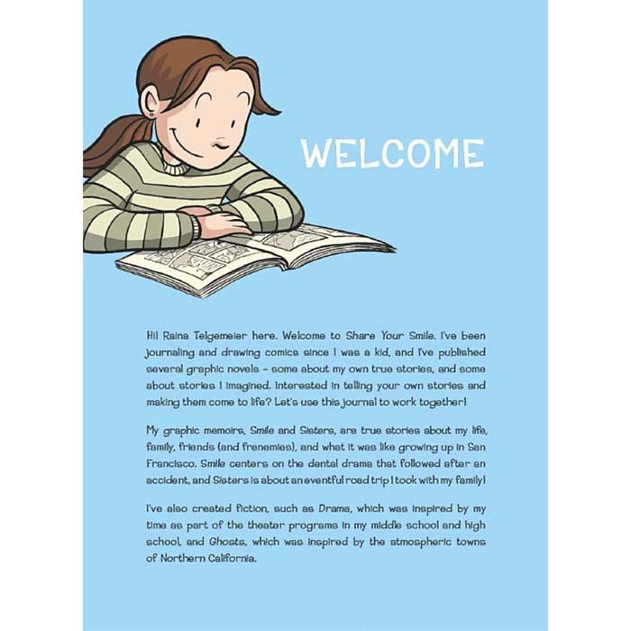 Share Your Smile: Raina's Guide to Telling Your Own Story (Raina Telgemeier) Scholastic