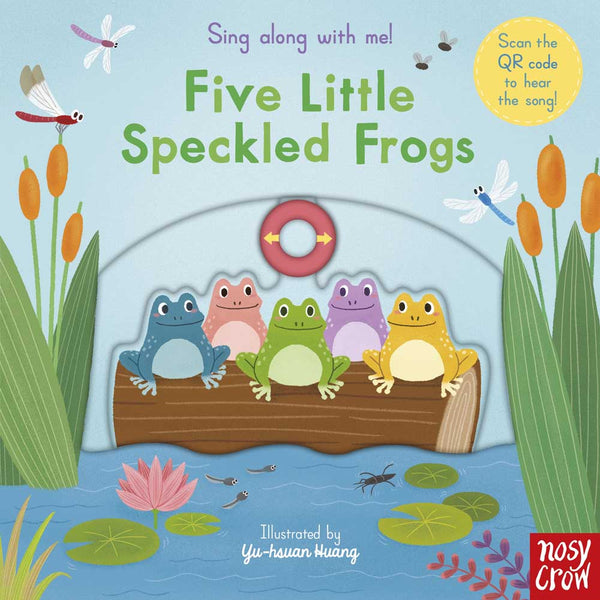Sing Along With Me! Five Little Speckled Frogs (Board book with QR Code)(Nosy Crow) - 買書書 BuyBookBook