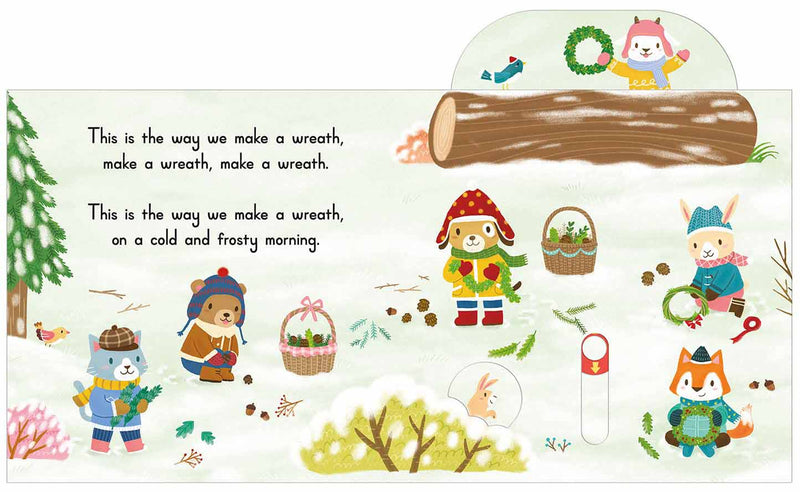 Sing Along With Me! Here We Go Round the Mulberry Bush (Board book with QR Code)(Nosy Crow) - 買書書 BuyBookBook