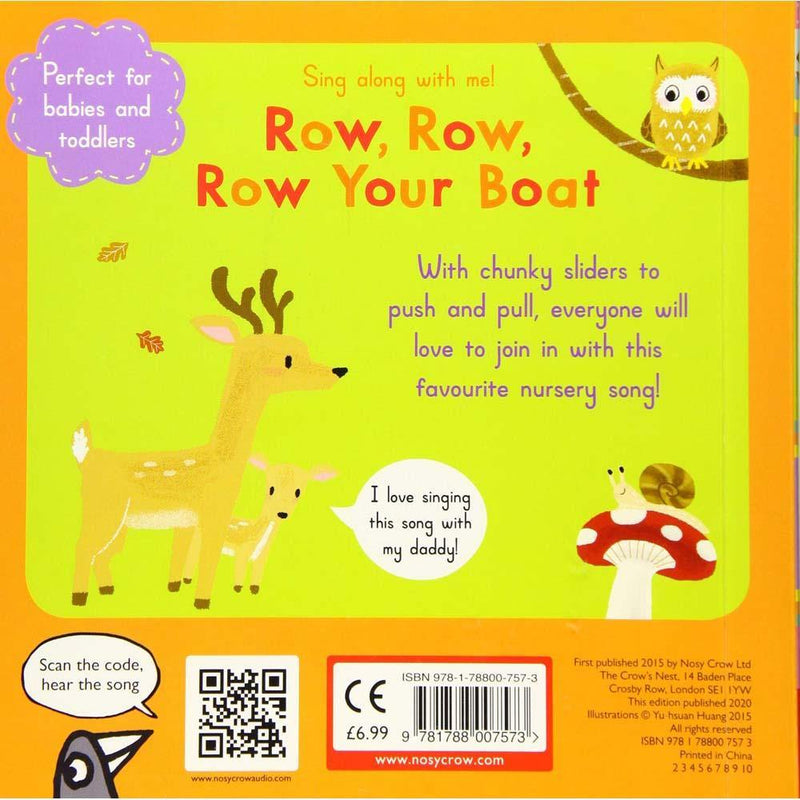 Sing Along With Me! Row, Row, Row Your Boat (Board book with QR Code)(Nosy Crow) Nosy Crow